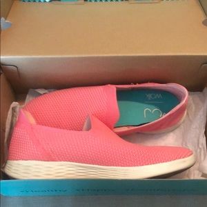 You by Skechers Pink Walking Slip-On Sneakers